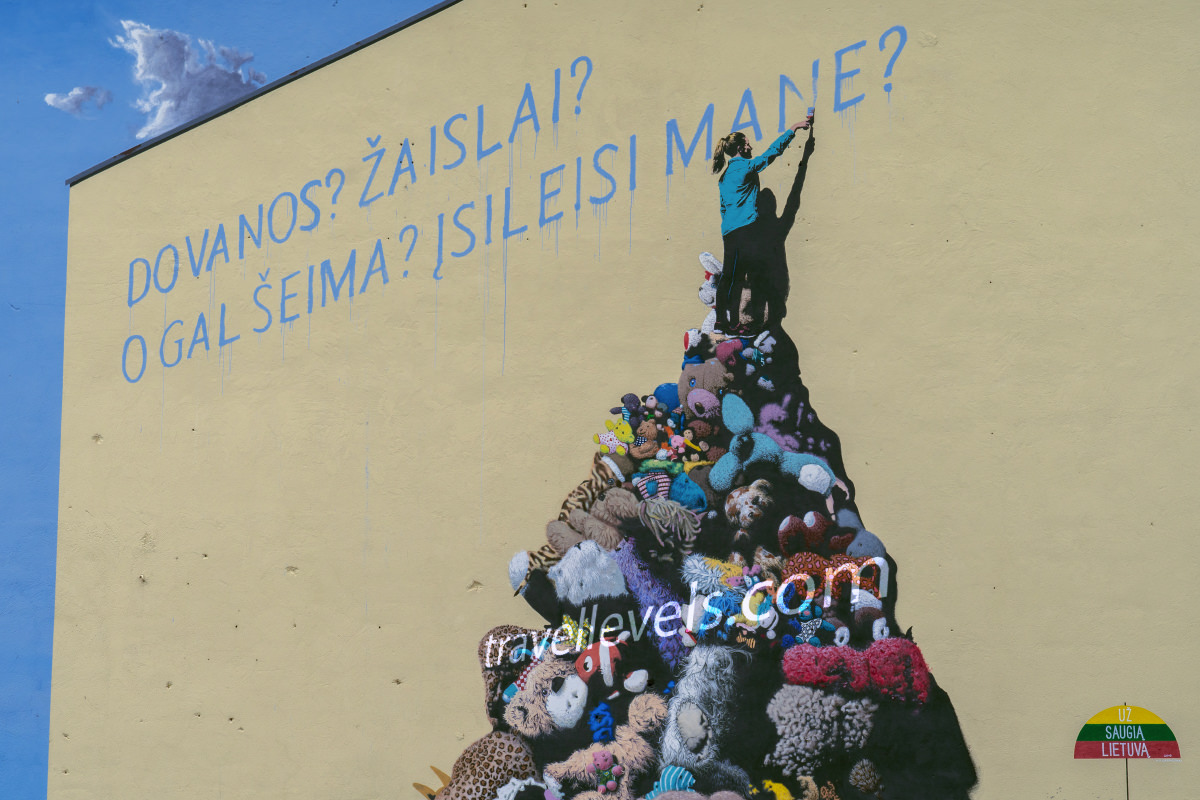 Граффити Гора игрушек, Вильнюс