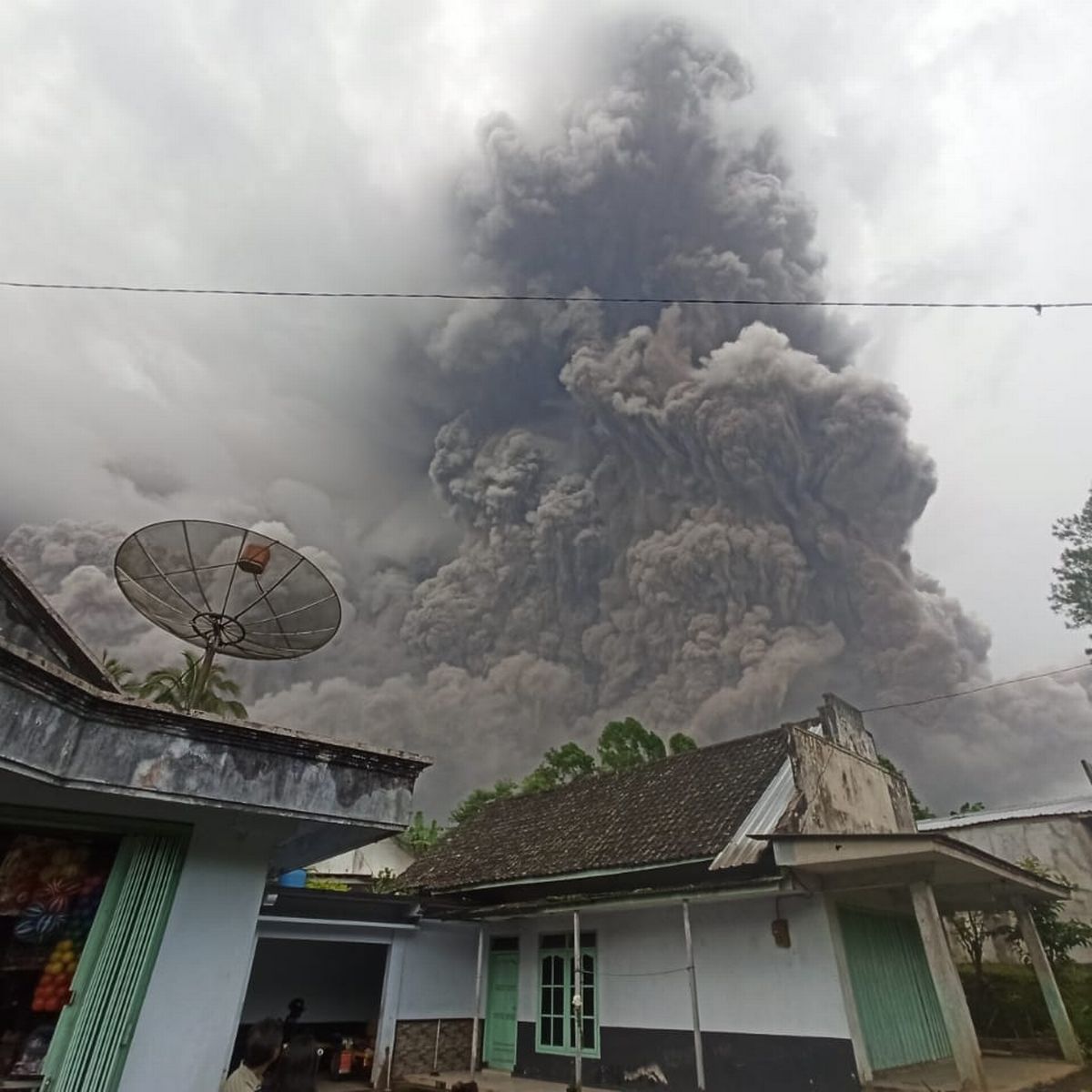 Semeru eruption